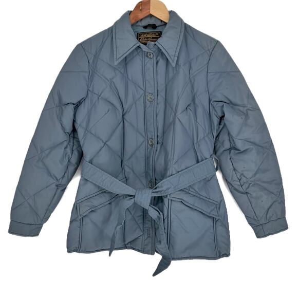 Vtg. 70s/80s Eddie Bauer Goose Down Quilted Puffer Jacket Womens Medium - Picture 11 of 11